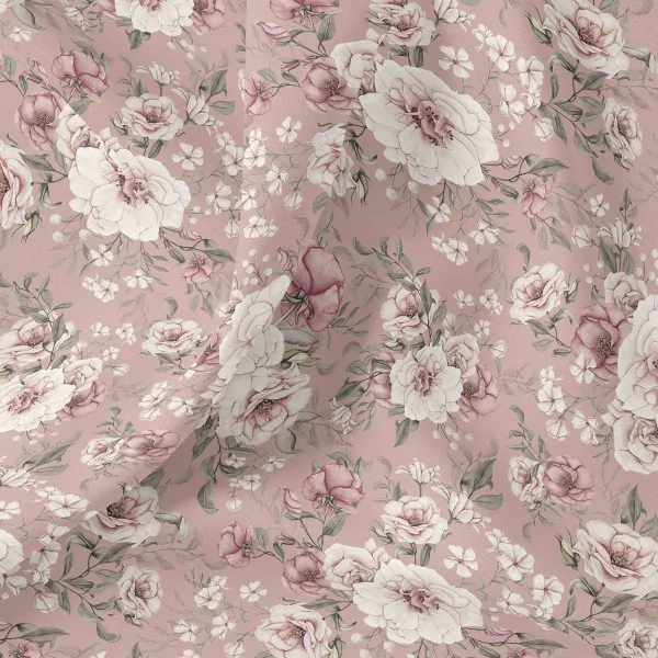 Summer Flowers Dark Pink